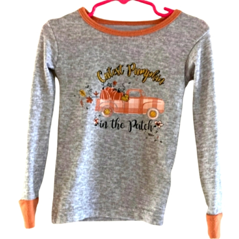 PJ ESSENTIALS Cutest Pumpkin in the Patch Long Sleeve Shirt Size 3T